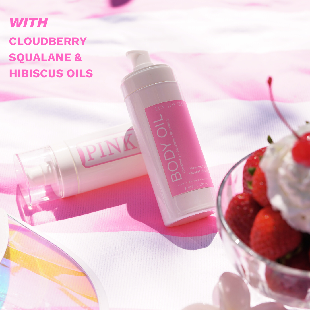 PINK AVE STRAWBERRY GLAZE BODY OIL
